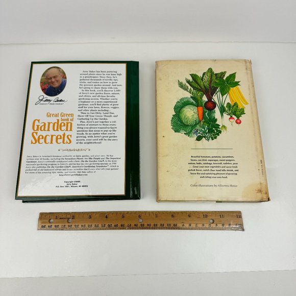 2 Vtg Gardening Books New York Times Veg Gardening Jerry Baker Garden Secrets - Picture 3 of 9